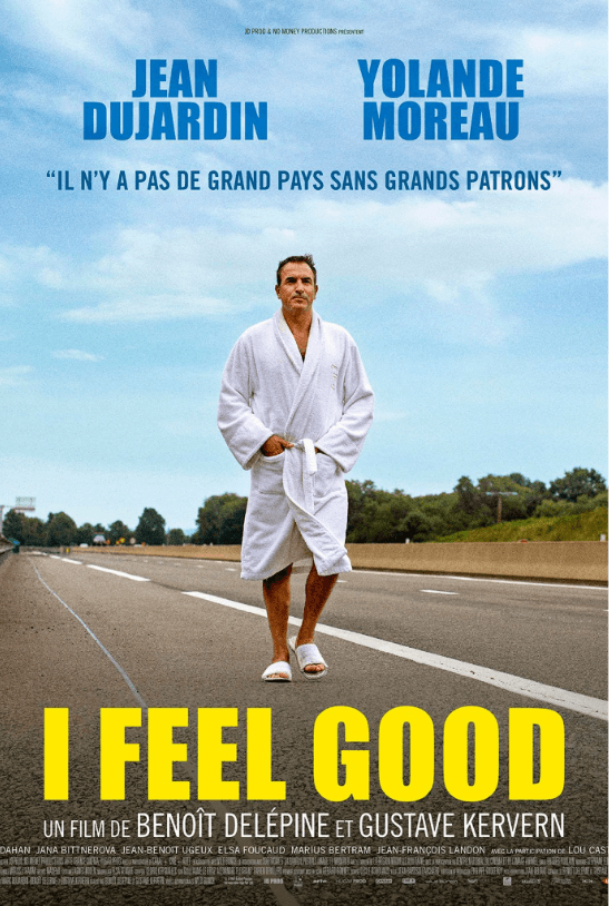 Affiche film I feel good avec Jean Dujardin et Yolande Moreau